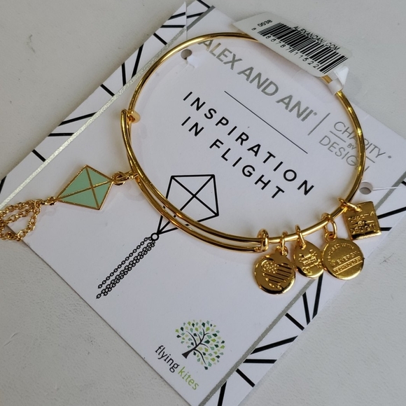 Alex and Ani Inspiration in Flight Kite Goldtone - Picture 4 of 8